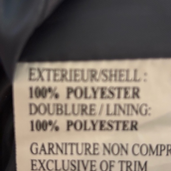 FEN-NELLI Vintage Suede-Like Dusty Blue Hooded Coat - Picture 7 of 7